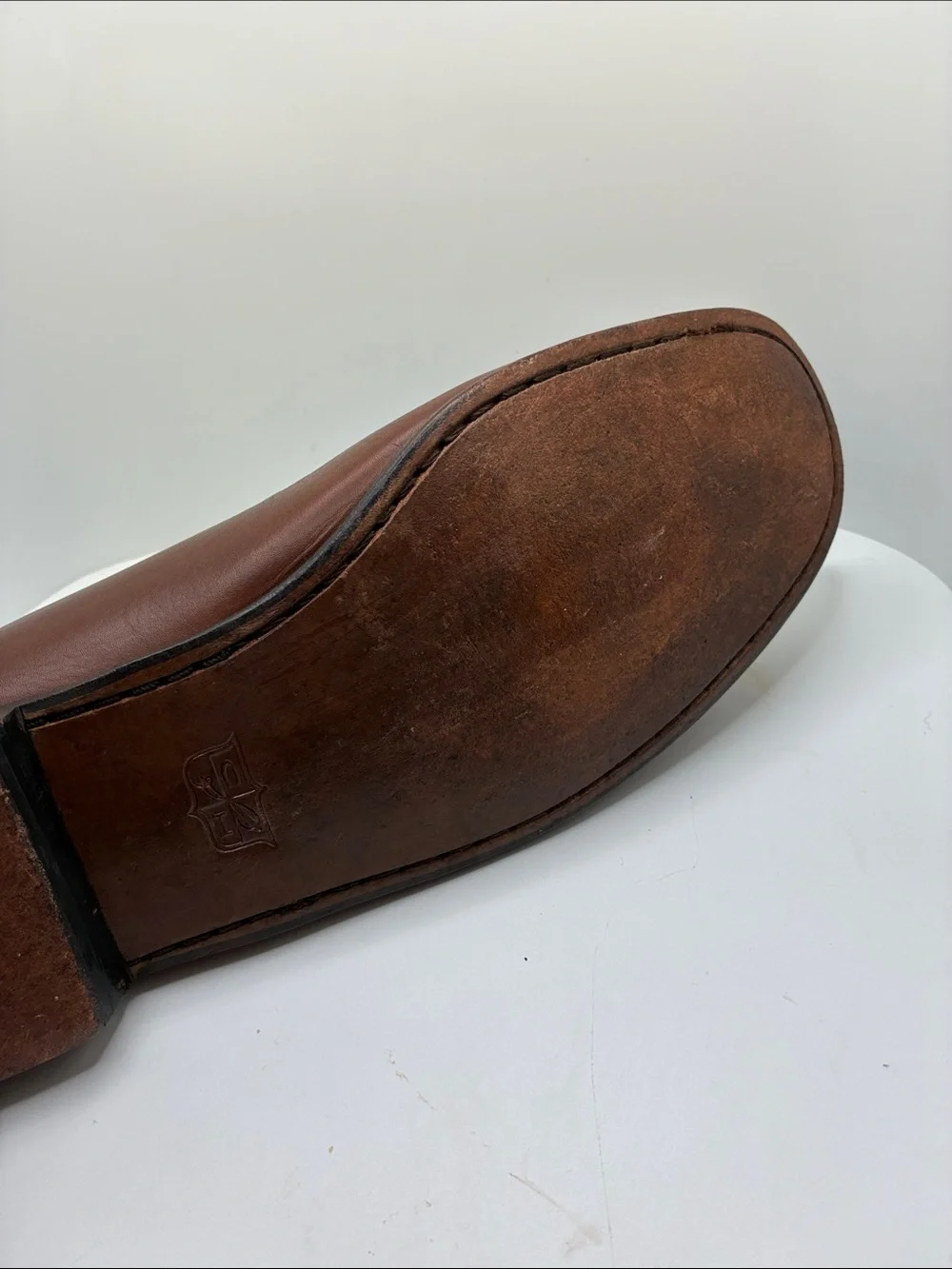 COLE HAAN MENS LEATHER WOAVEN CASUAL/ FORMAL TOSSEL DESIGN LOAFER